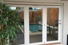 timber bi fold external view
